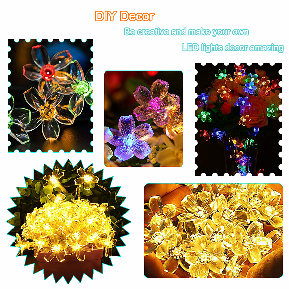 Solar Fairy Lights Outdoor Decoration