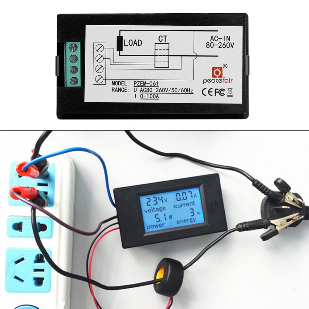 Power Meter Digital AC Device