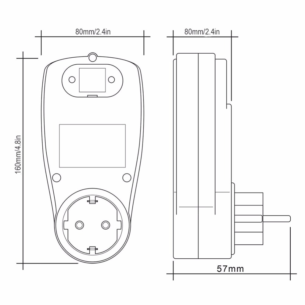 Wattmeter Digital Power Meter