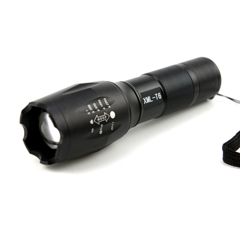 Tactical Flashlight Rechargeable Battery