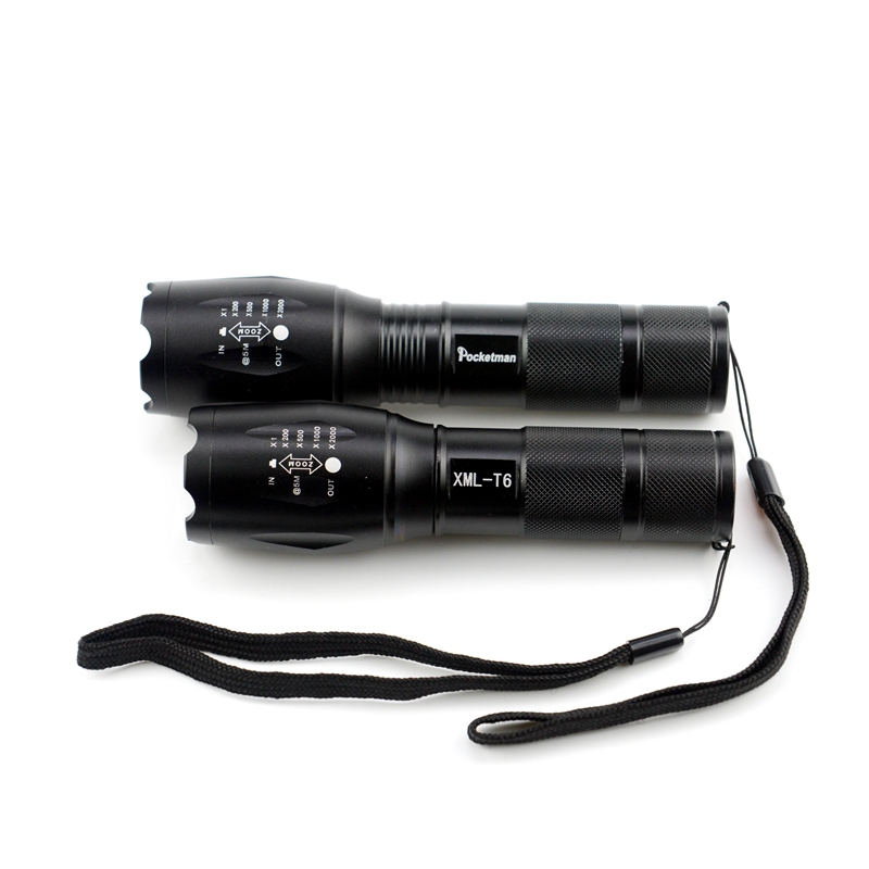 Tactical Flashlight Rechargeable Battery