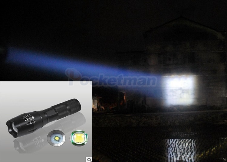 Tactical Flashlight Rechargeable Battery