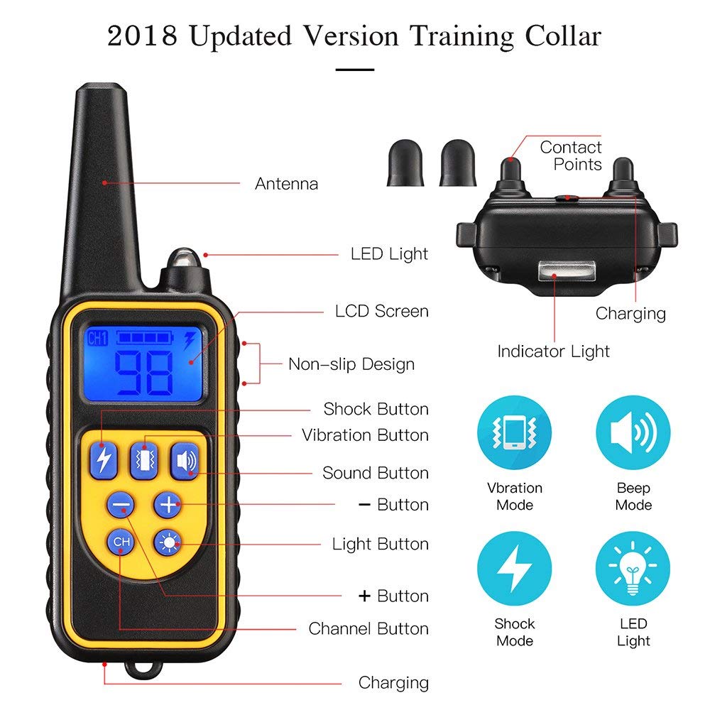 Dog Training Collars Remote-Controlled