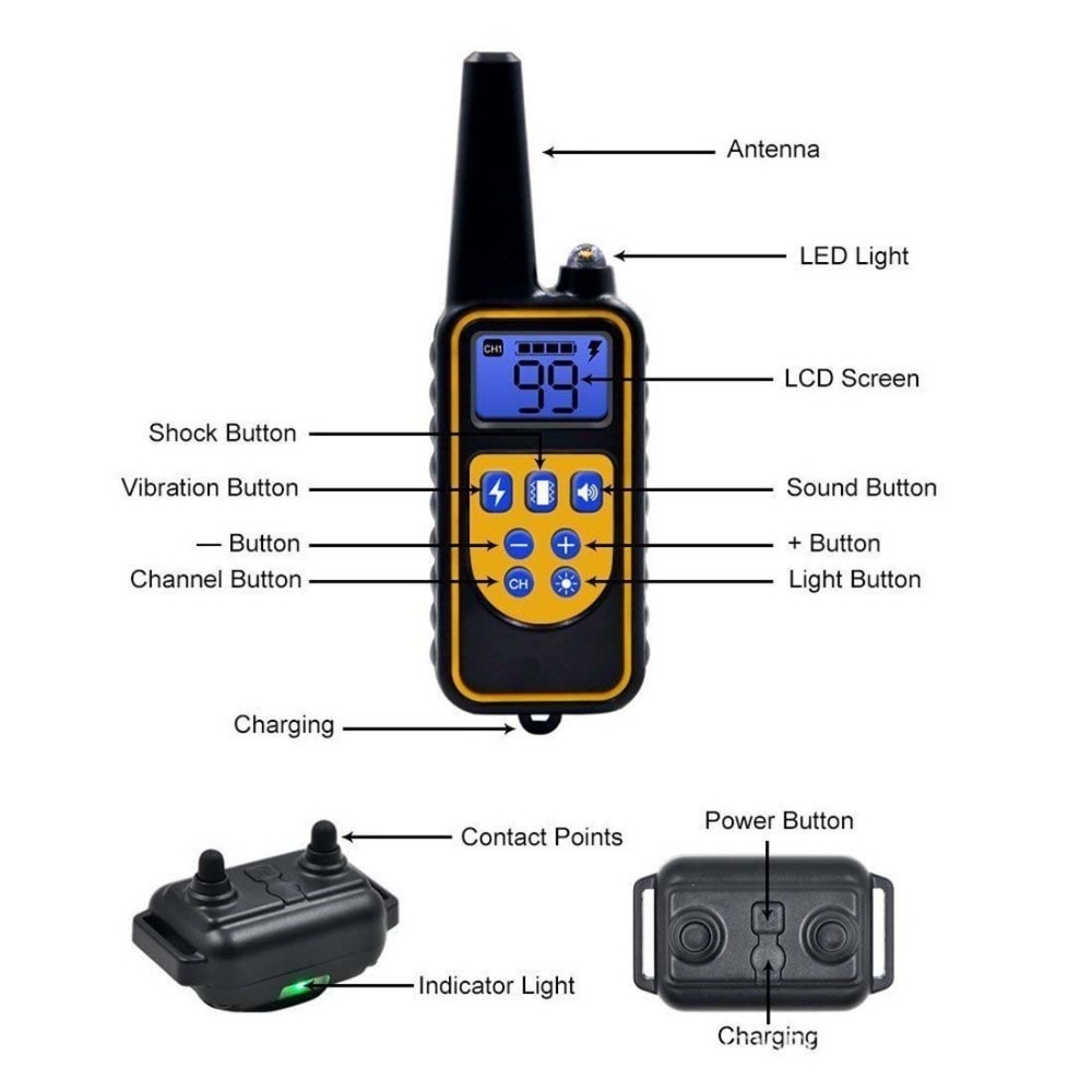 Dog Training Collars Remote-Controlled