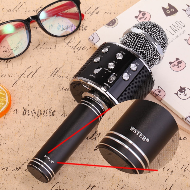 Bluetooth Karaoke Microphone Wireless Mic