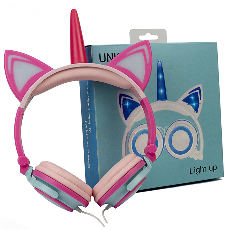 Unicorn Headphones Kids Earphones