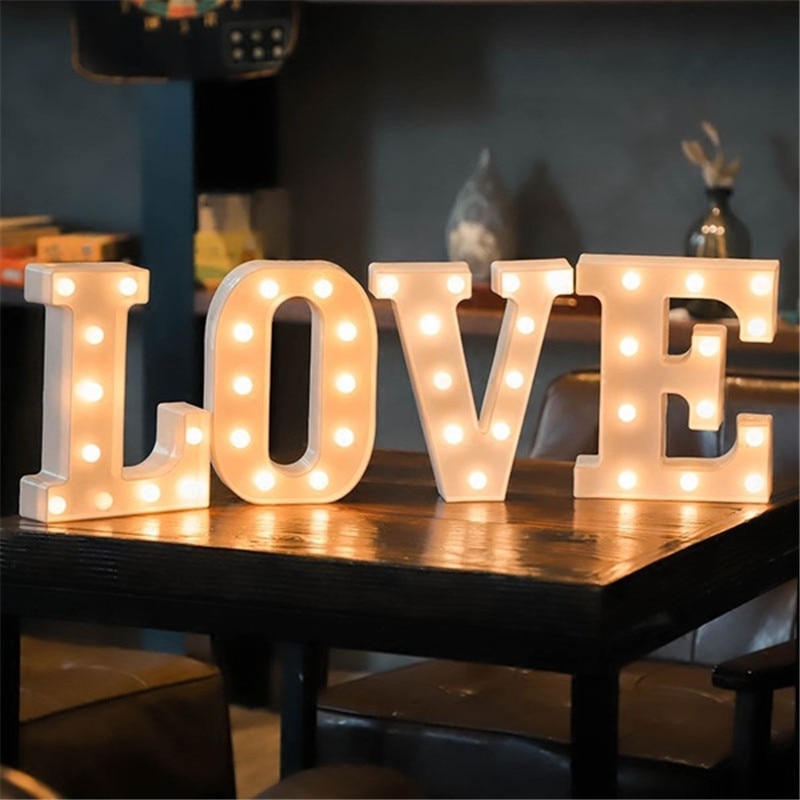 Light Up Letters LED Decoration