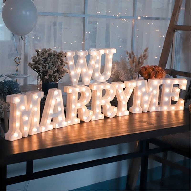 Light Up Letters LED Decoration