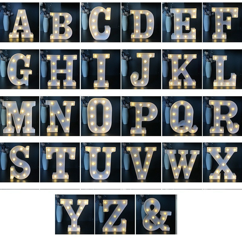 Light Up Letters LED Decoration