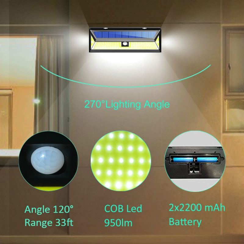 Outdoor Sensor Lights Waterproof LED Lamp