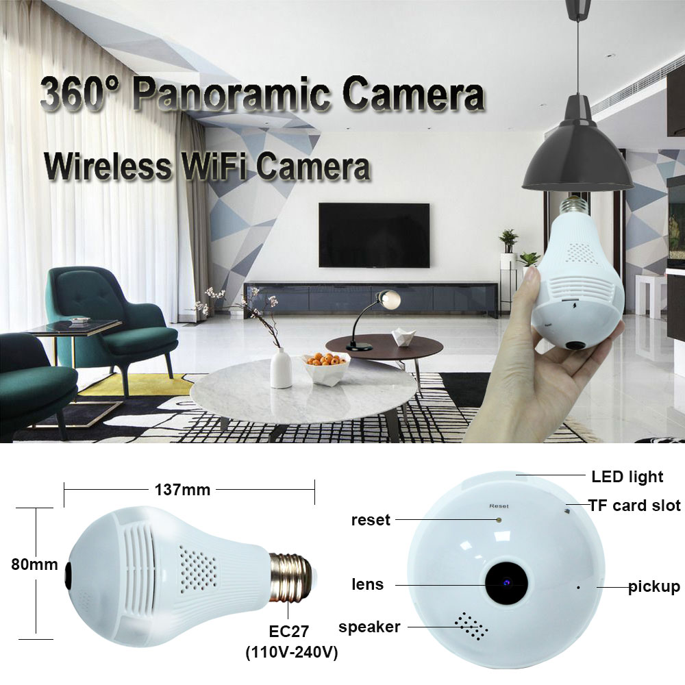 Home Surveillance Camera Panoramic Capture