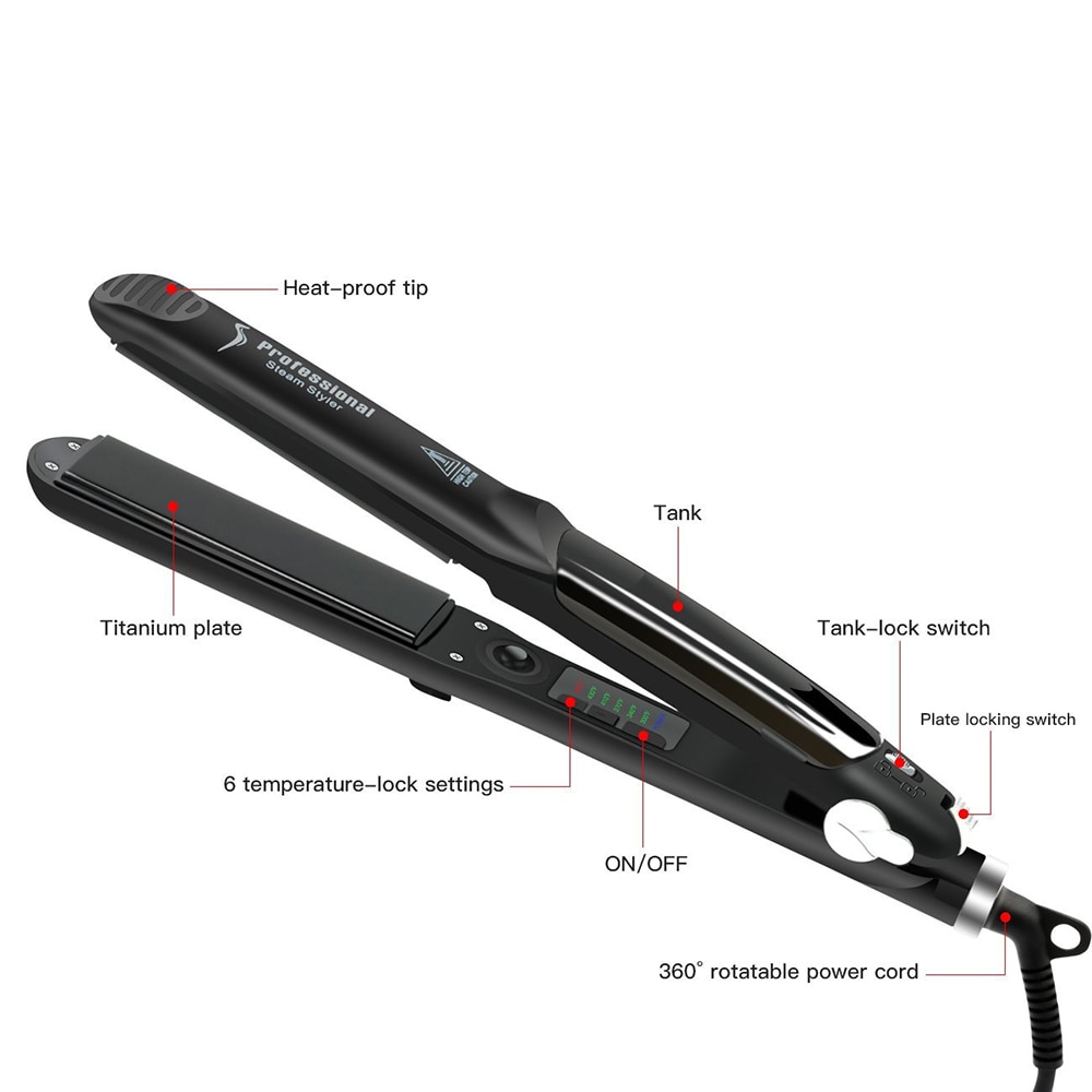 Flat Iron Hair Styling Wand