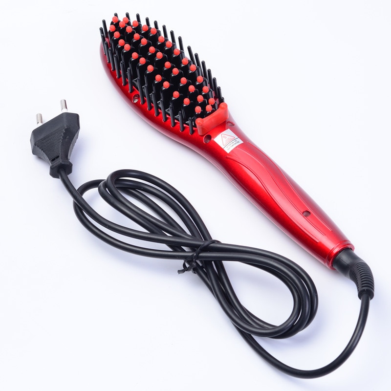 Electric Hair Brush Straightening Tool