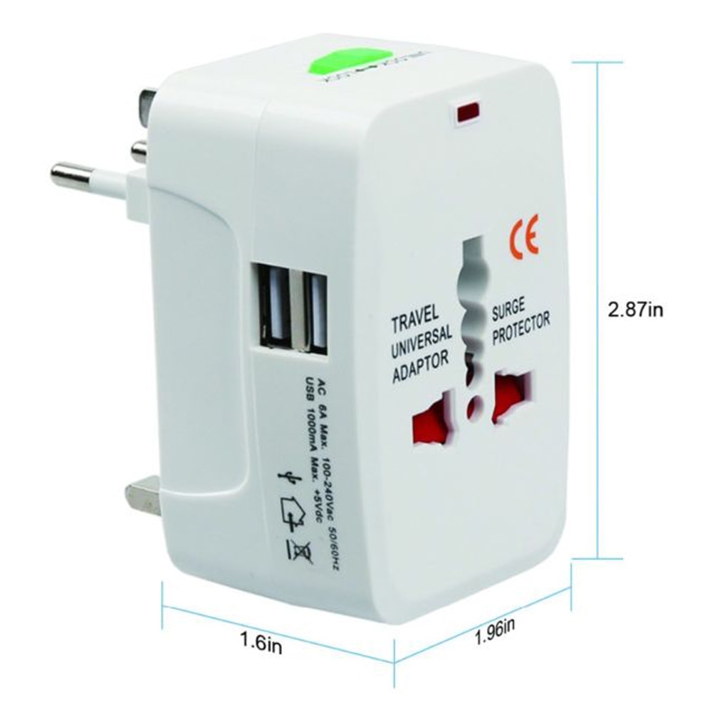 Universal Plug Adapter Travel Version