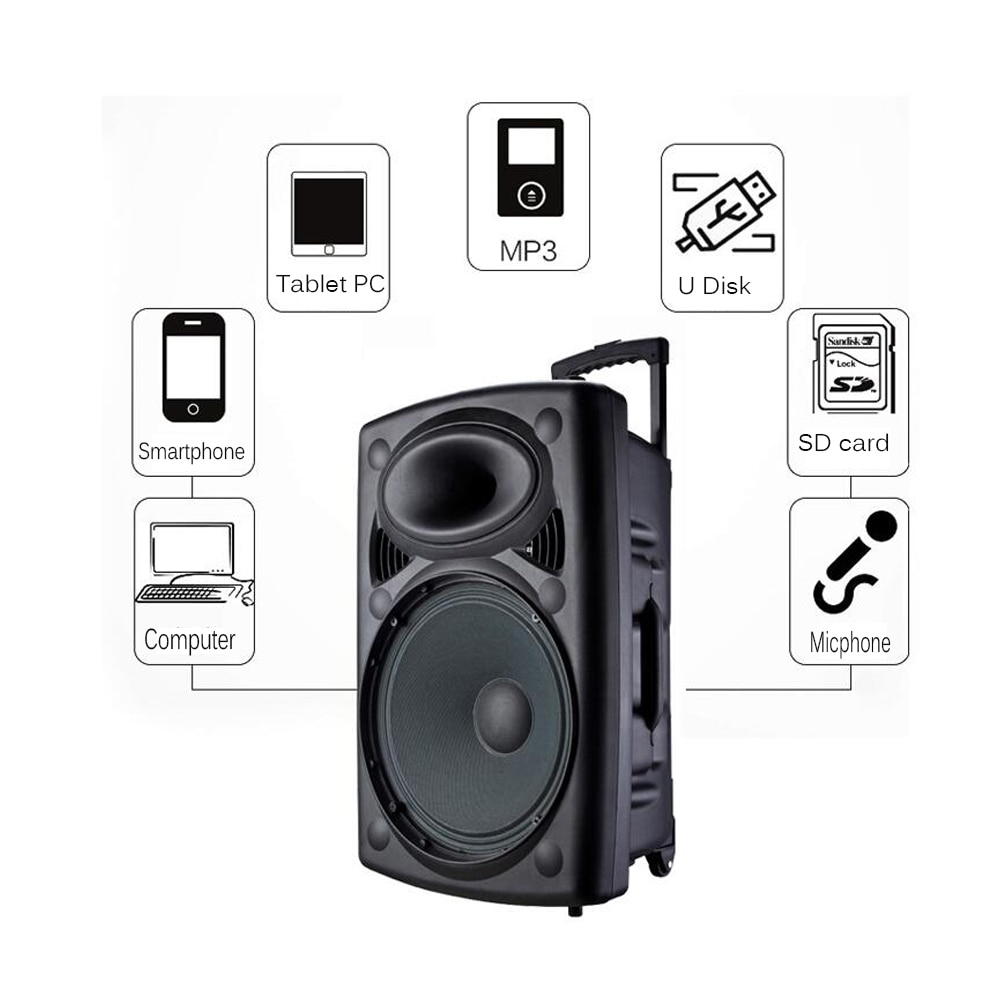 Trolley Speaker Portable Bluetooth Stereo