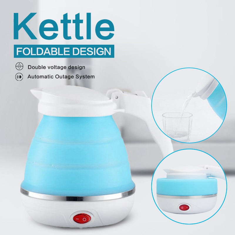 Electric Water Kettle Foldable Silicone