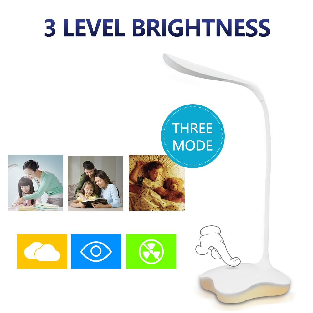 Study Table Lamp Dimmable LED