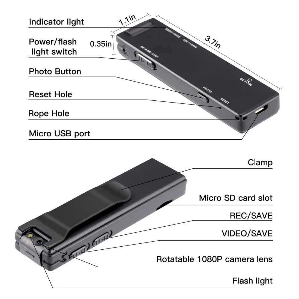 Small Spy Cameras Video Recorder