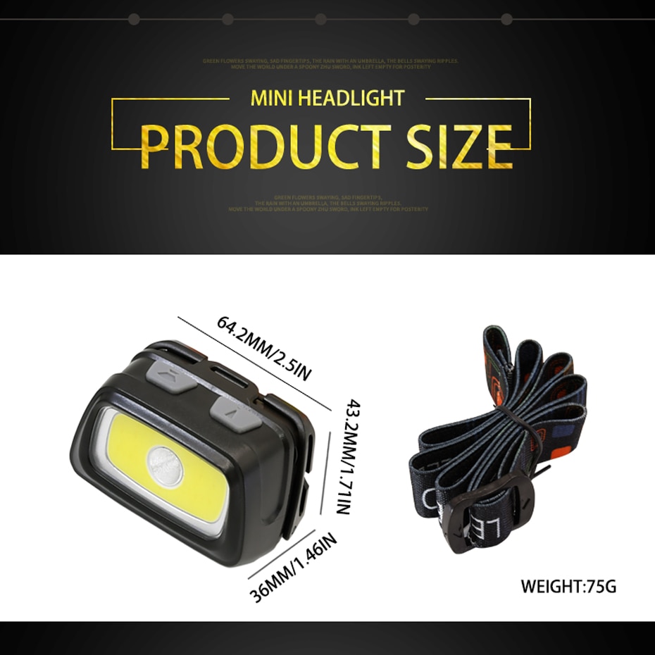 LED Work Light Headlamp