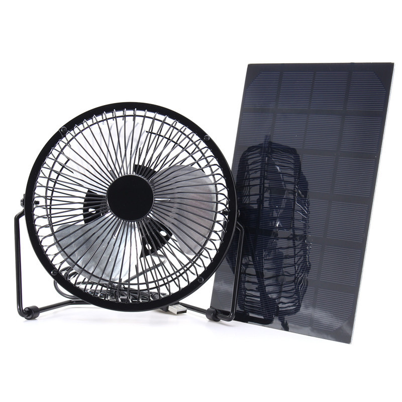 Solar Powered Fan Portable Cooling Ventilation