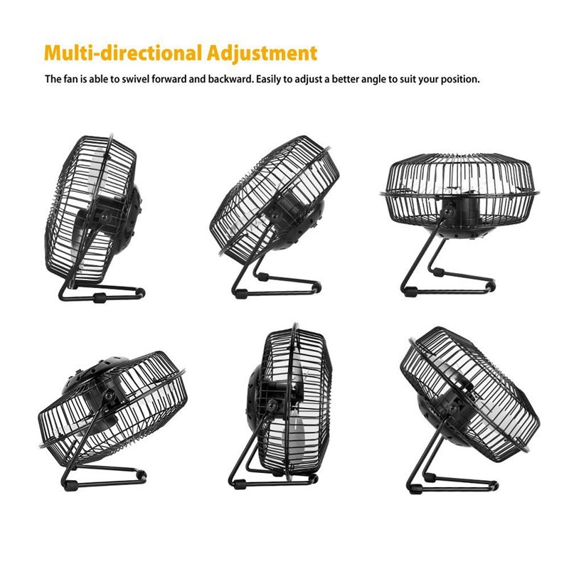 Solar Powered Fan Portable Cooling Ventilation