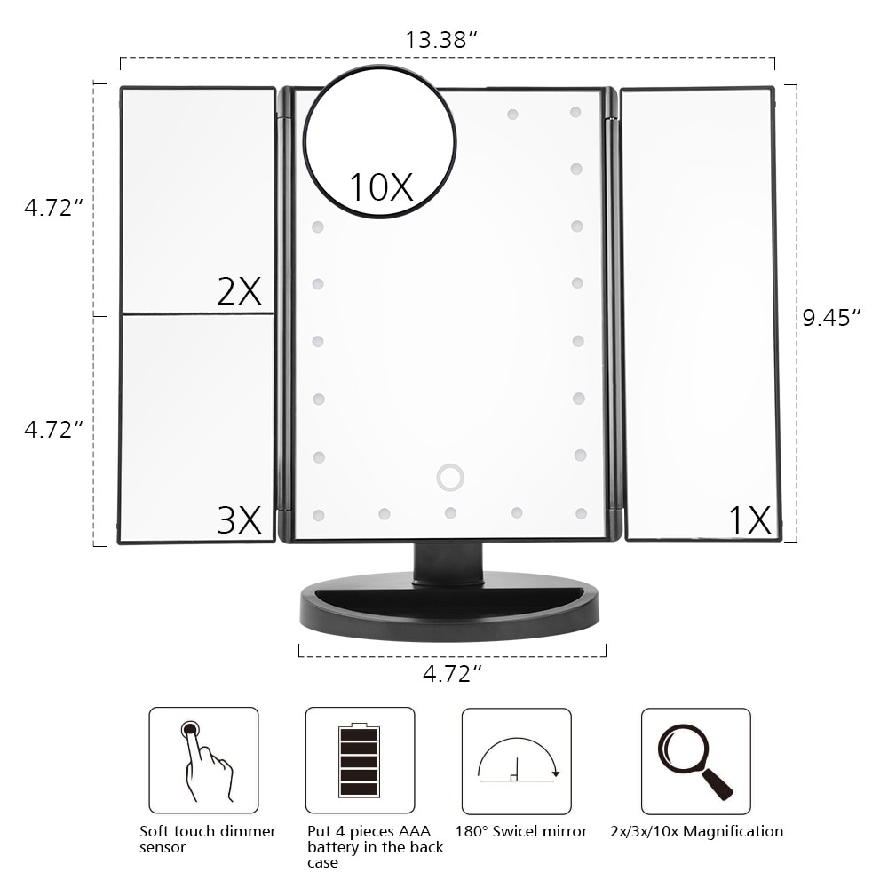 LED Mirror Makeup Vanity