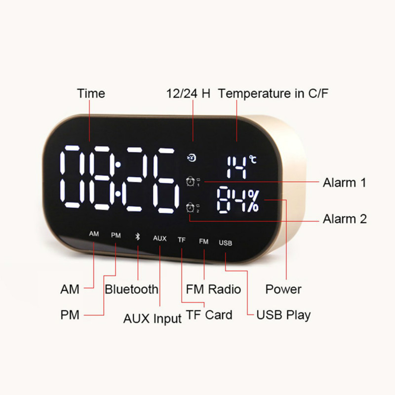 LED Clock Digital Alarm Clock