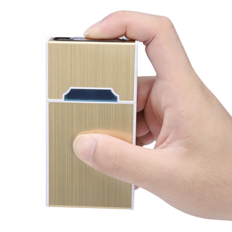 Windproof Lighter Cigarette Case