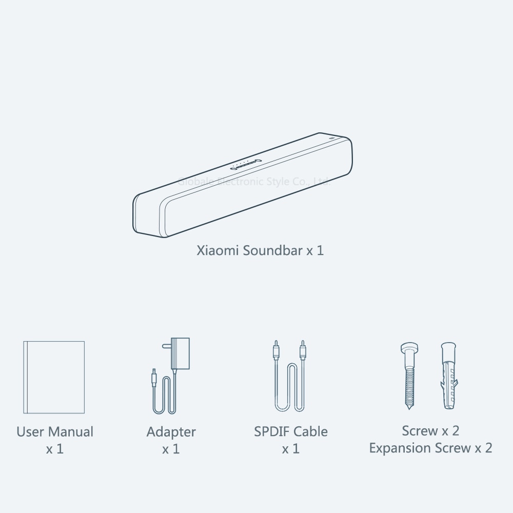 Bluetooth Soundbar TV Surround Sound