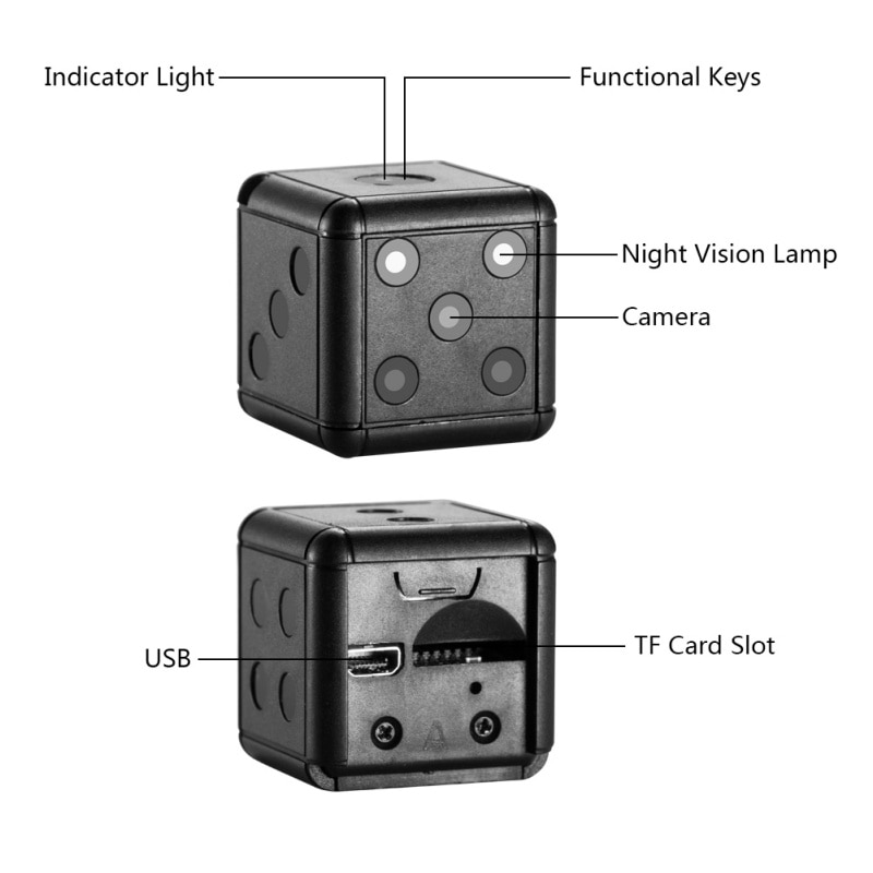 Night Vision Camera Dice Camcorder