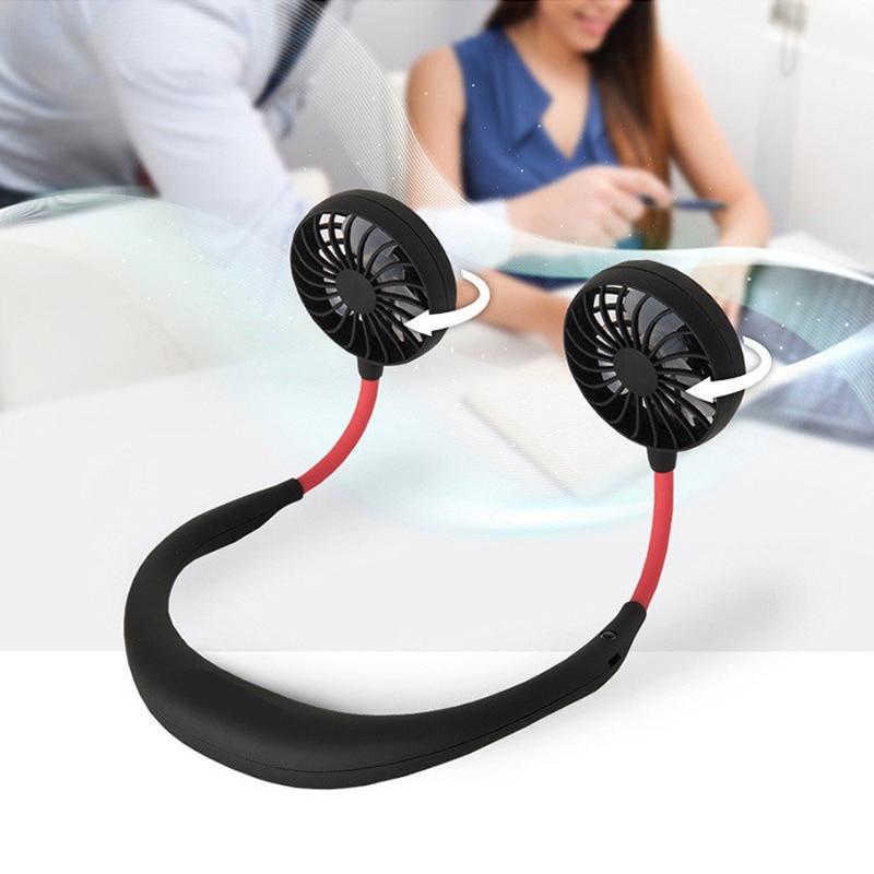 Mini Air Cooler Neck Hanging Fan