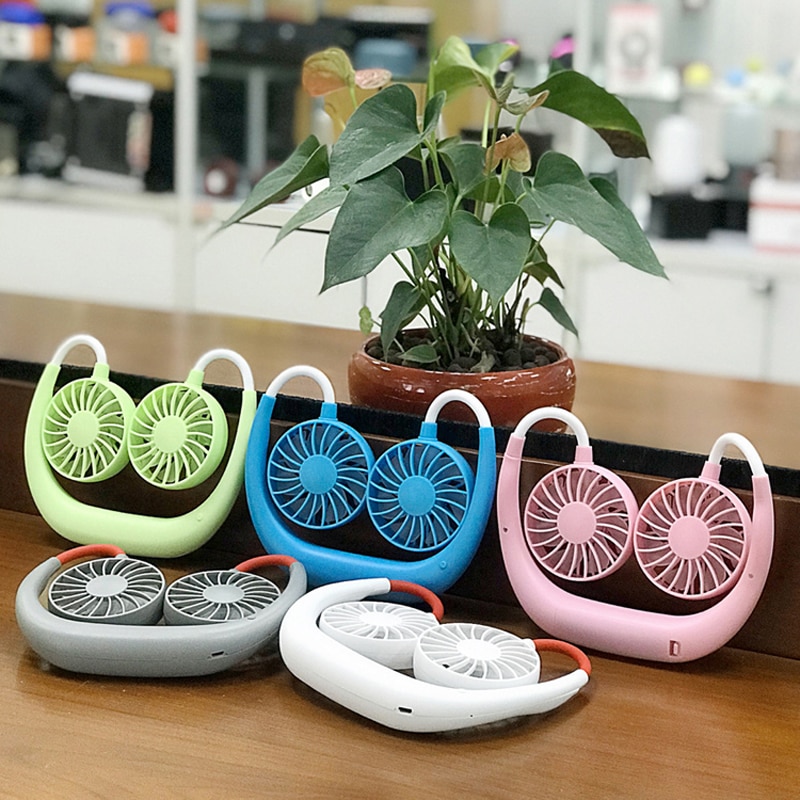 Mini Air Cooler Neck Hanging Fan