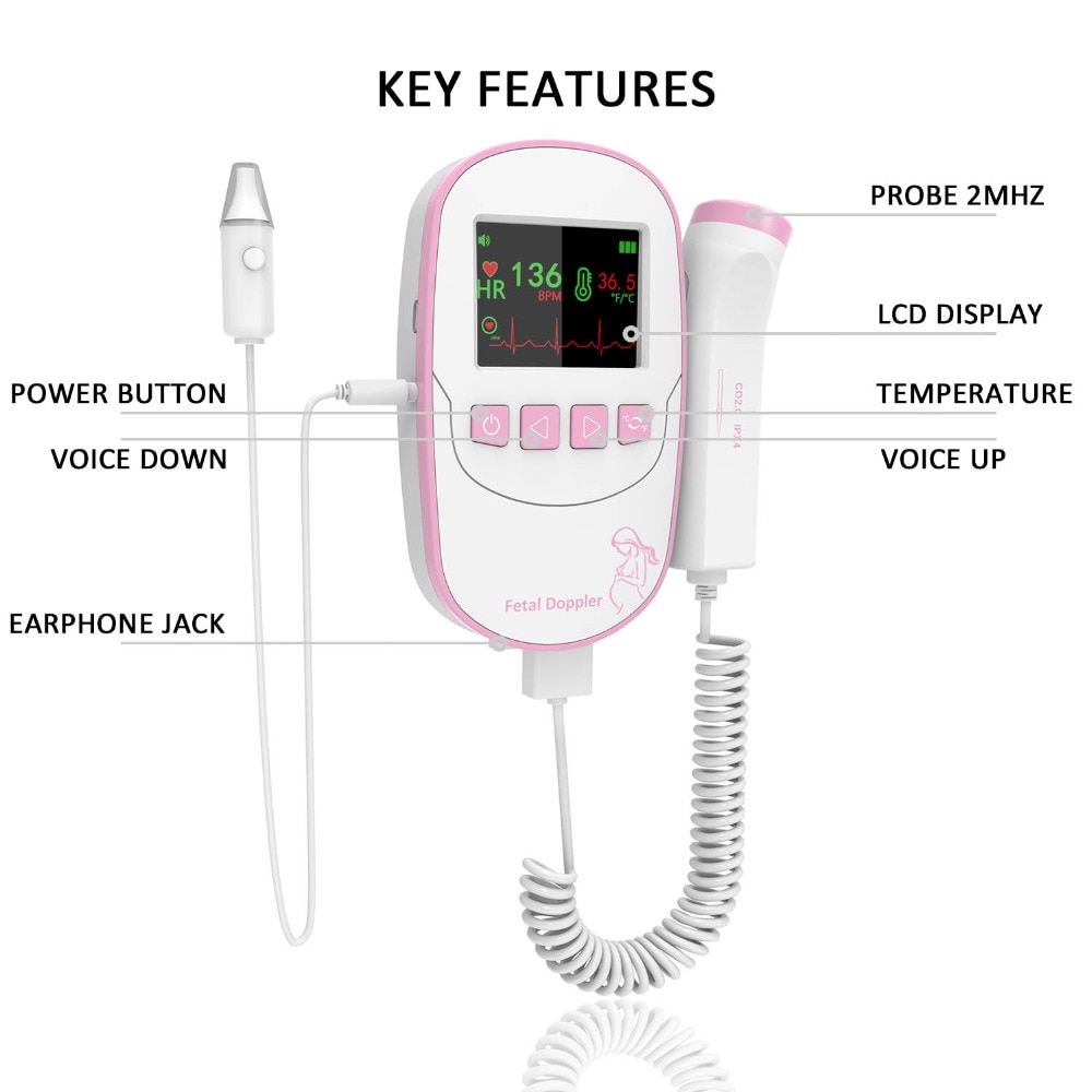 Fetal Doppler With Ear Thermometer