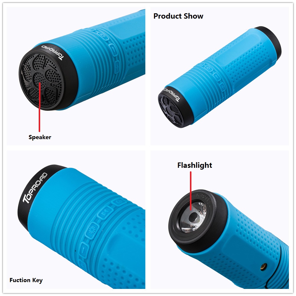 Waterproof Bluetooth Speaker Bicycle Flashlight