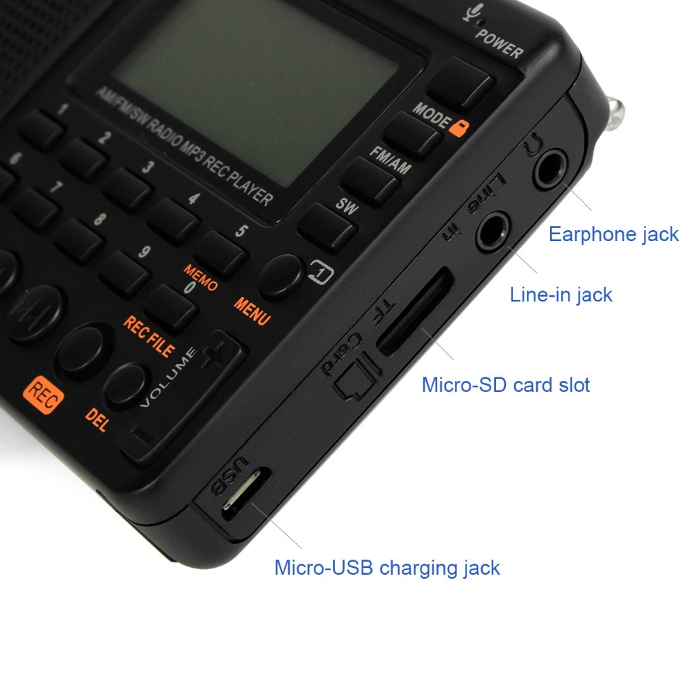 Small Radio Recorder USB Player