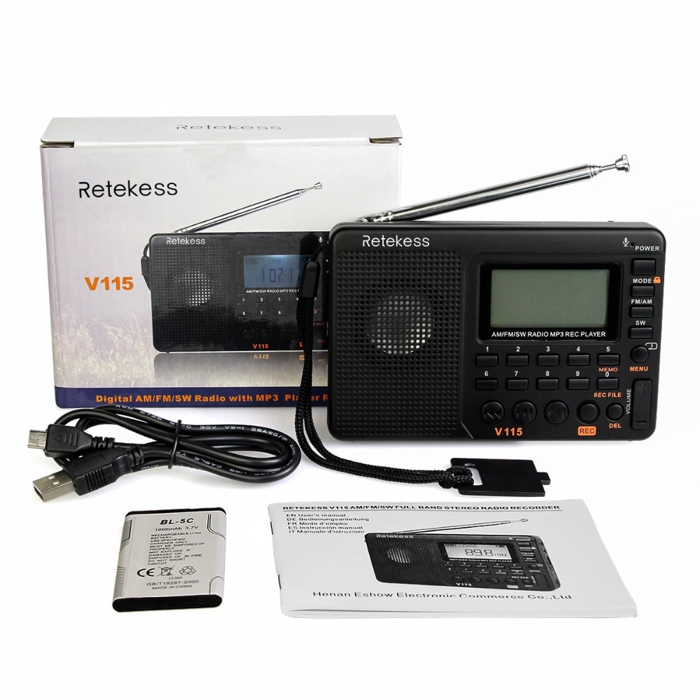 Small Radio Recorder USB Player