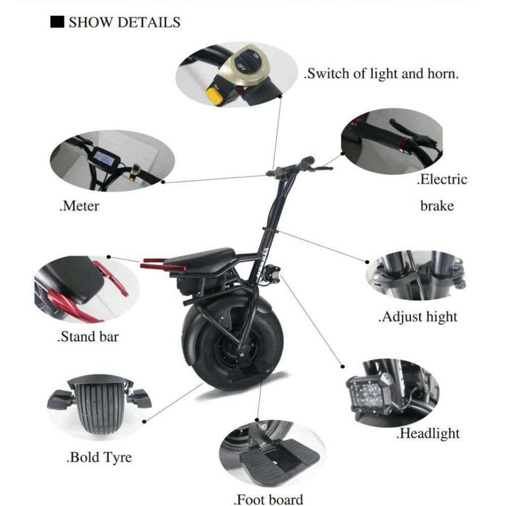 One Wheel Scooter Electric Unicycle