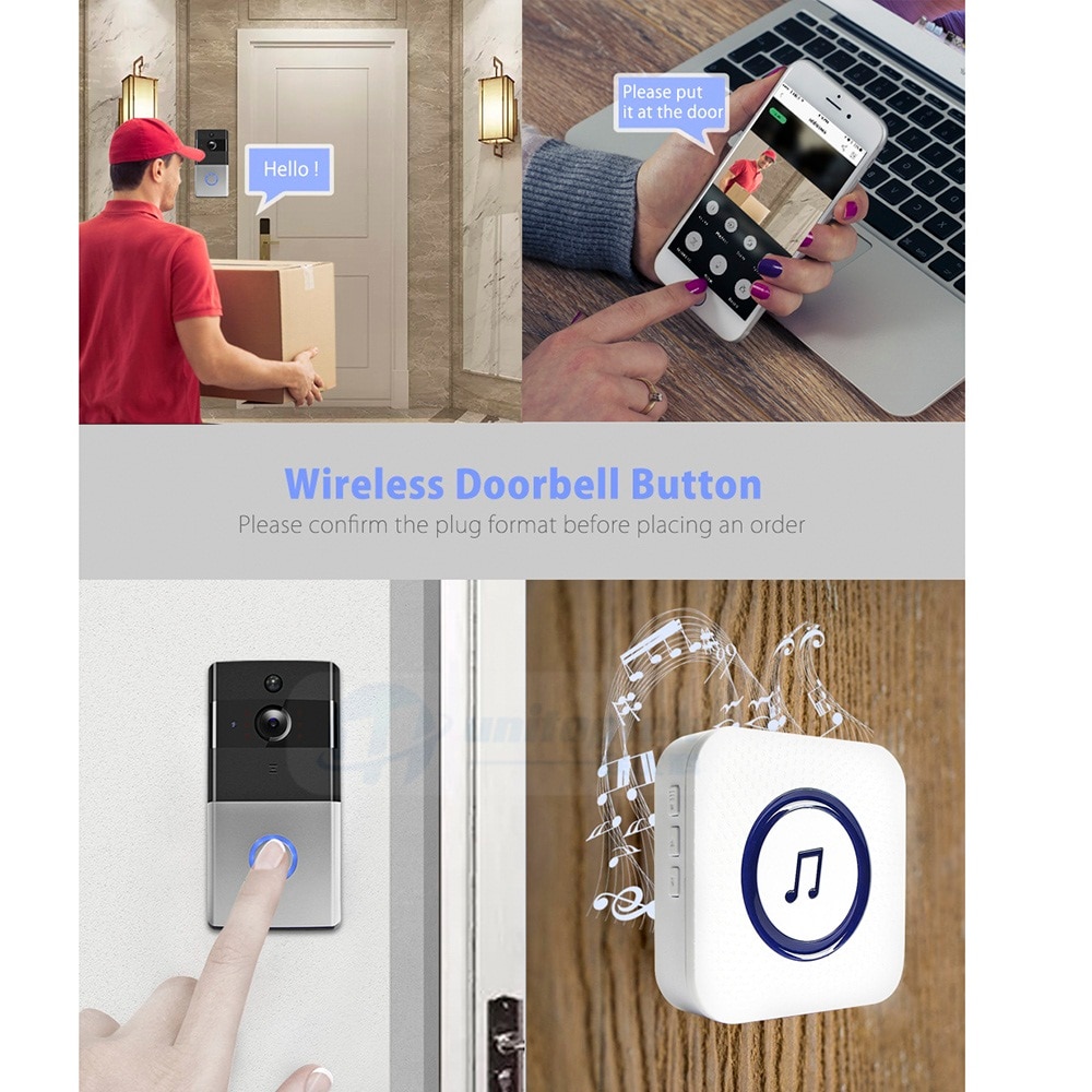 WiFi Doorbell Ring Security