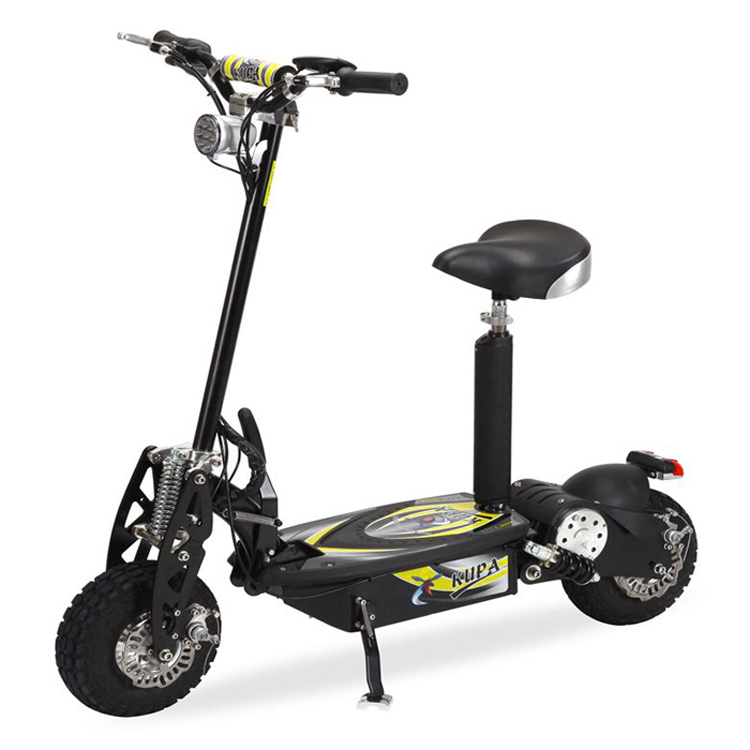 Electric Scooter With Seat Portable Transporter