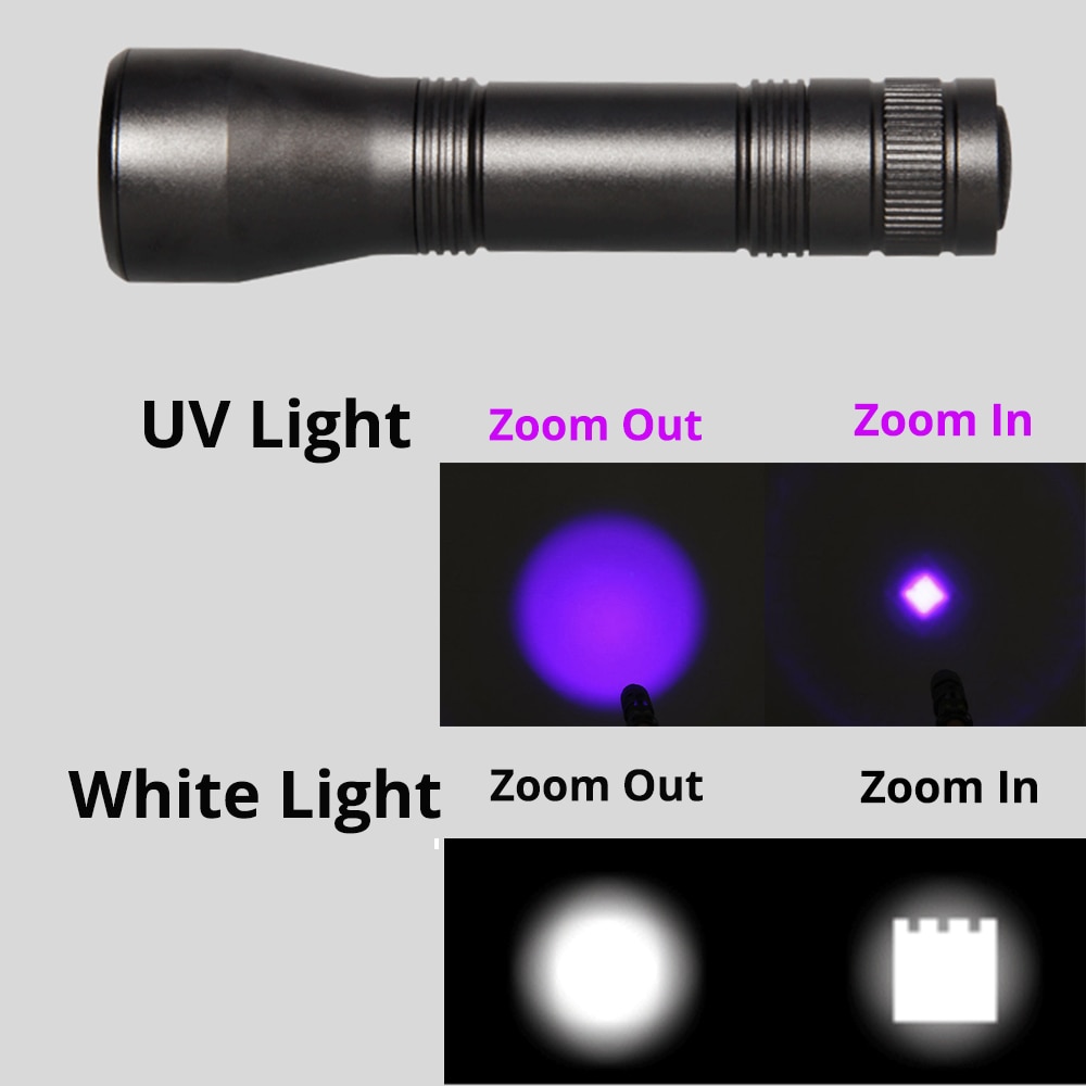 LED Torch Light UV Flashlight