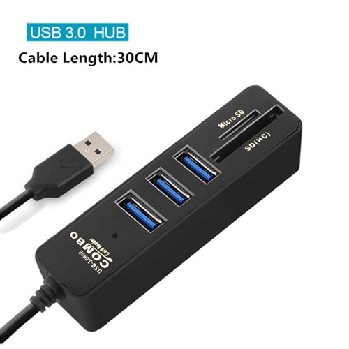 USB Port Hub Card Reader