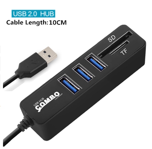 USB Port Hub Card Reader