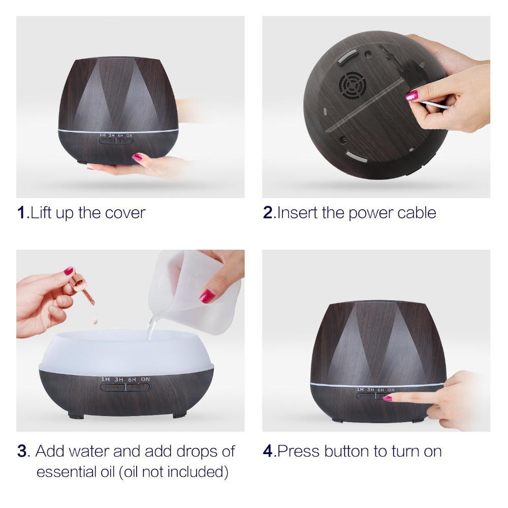 Steam Humidifier Remote Control Diffuser