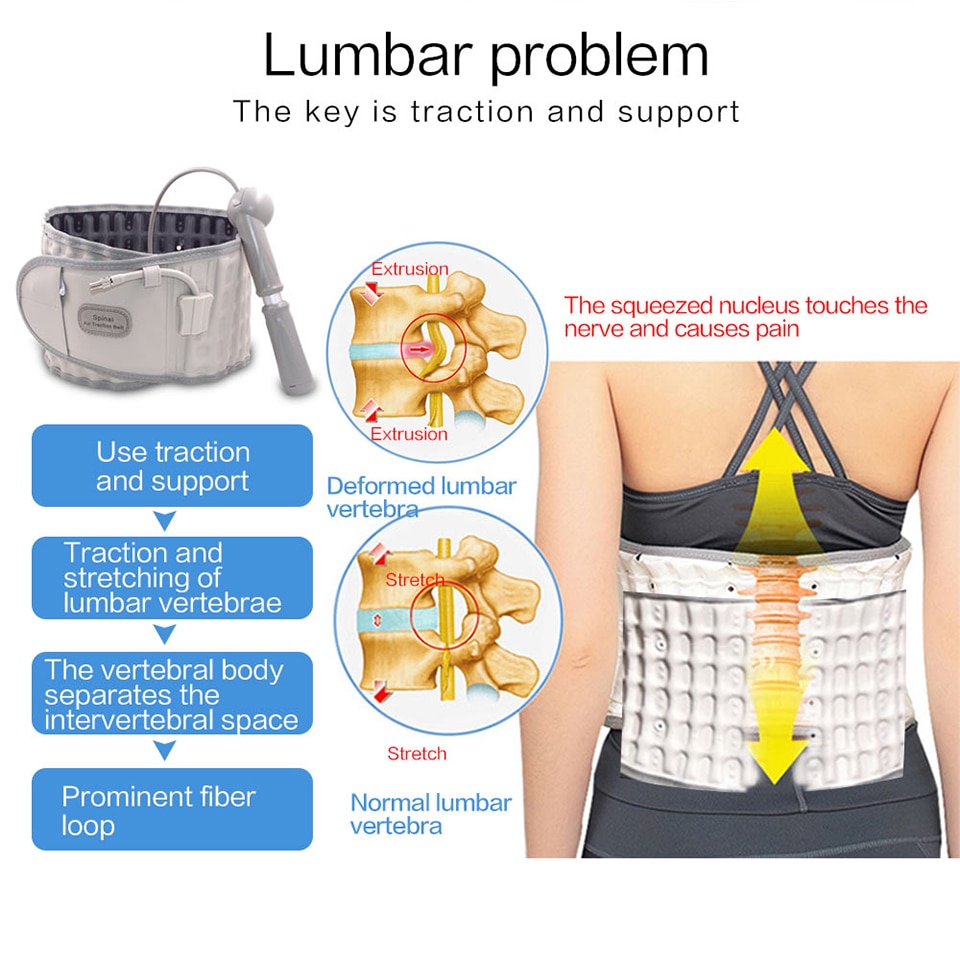 Back Brace Support Lumbar Belt