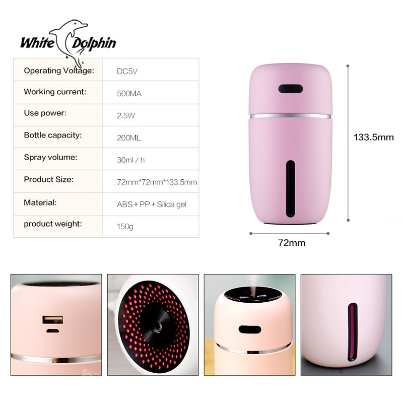 Home Humidifier LED Air Vaporizer