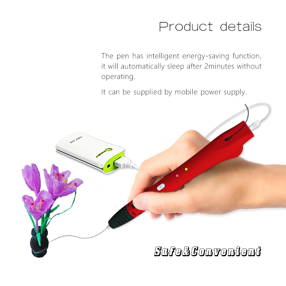 3D Pen Art Printer Drawing Tool