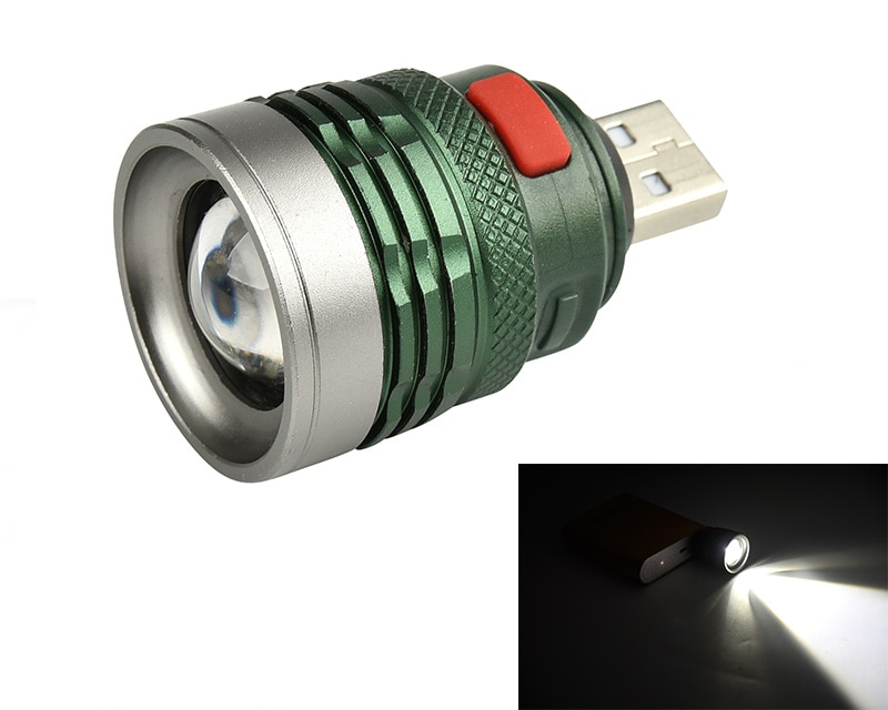 Tiny Flashlight USB Interface Torch