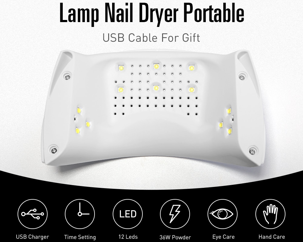 LED Nail Lamp Gel Polish Dryer