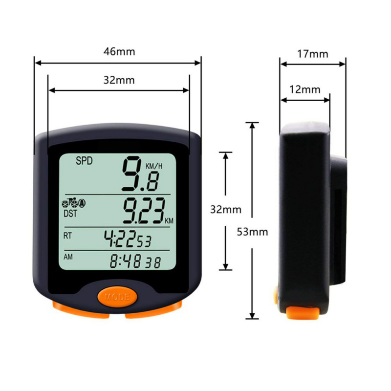 Speedometer Rainproof Cycling Device