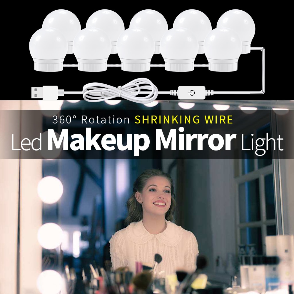 LED Mirror Lights USB LED 12V